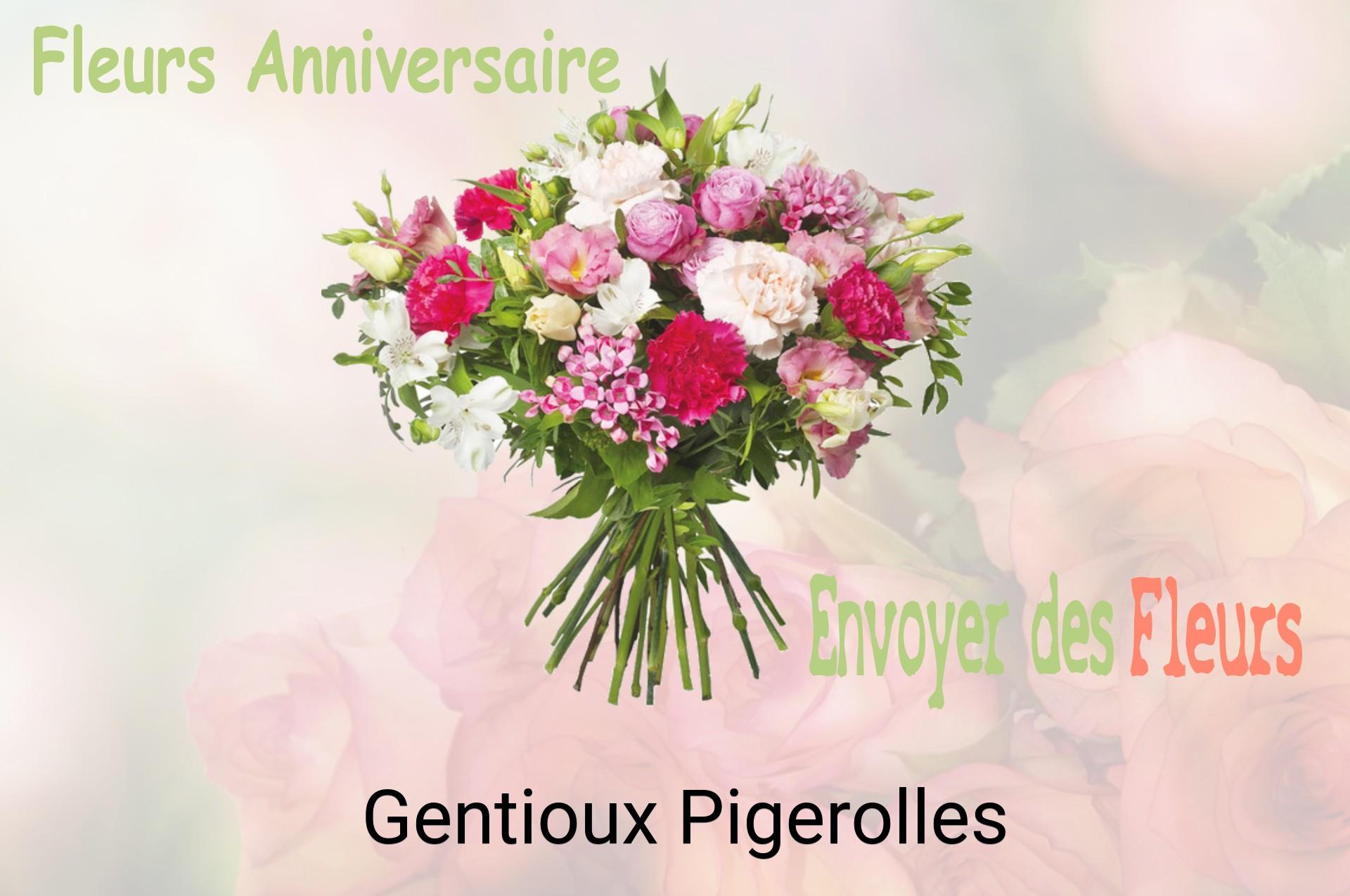Bouquet de fleurs d’anniversaire livré à Gentioux-Pigerolles